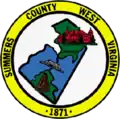 Official seal of Summers County, West Virginia