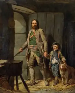 The Departure of the Poacher by Nicolas Bernard Lépicié