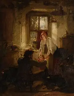 The First Step by Thomas Faed