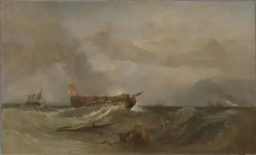 The Morning after Trafalgar (1863)