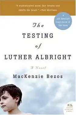 book cover with the title superimposed over a photograph showing a boy's face in side profile in the bottom left corner and a cloudy sky behind him