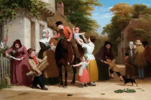 The Village Post Office by William Frederick Witherington