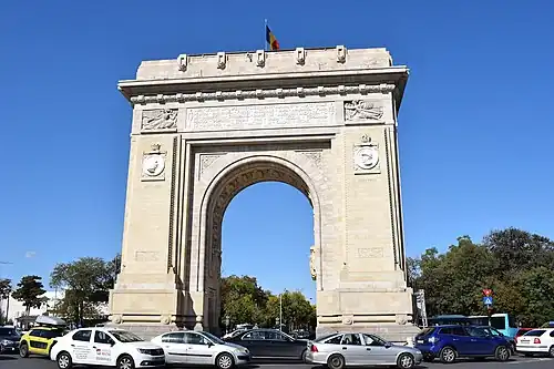 Arcul de Triumf in Bucharest, Romania
