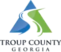 Official logo of Troup County, Georgia