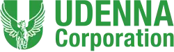 Green logo consisting of a Pegasus superimposed on a "U" with the name of the corporation on its right