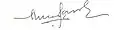 M. Victor Paul, AELC's signature
