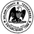 Official seal of Wilson County, Tennessee