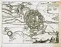Fort réduit de la forteresse de Landau, avec la citadelle en projet.