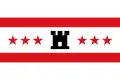 Le drapeau de Drenthe.