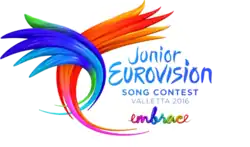 Description de l'image Concours Eurovision chanson junior 2016 logo.png.