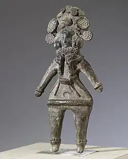 Déesse mère (terre cuite) de Mathura, IIIe&nbsp;siècle&nbsp;av. J.-C.