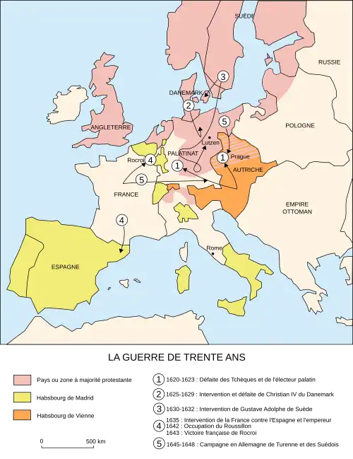 Les territoires des Habsbourgs.