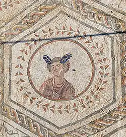 Autre mosaïque de la maison du Planétarium.