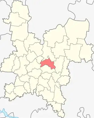 Localisation de Raïon de Kirovo-Tchepetsk