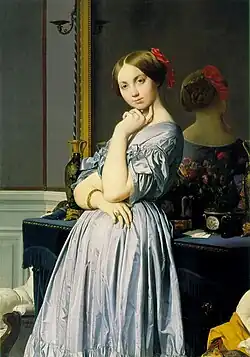 La Vicomtesse d'Haussonville par Ingres.