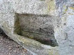 Un des sarcophages.