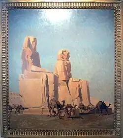 Les Colosses de Thèbes, Memnon et Sésostris.
