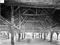 Intérieur des halles en 1919.