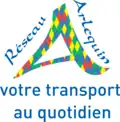 Ancien logo du réseau de bus Arlequin.