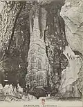 Carte postale du "clocher" (15 m de haut et 9 m de circonférence) (entre 1899 et 1909)