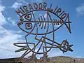 Enseigne du Mirador del Río.