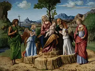 La Fuite en Égypte 1496, musée Calouste-Gulbenkian, Lisbonne.