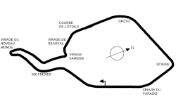 Tracé de la course