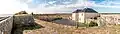 Vue panoramique sur la cour intérieure