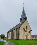 Vue depuis le nord-ouest.