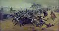 La Charge d'Allincourt, vers 1885.