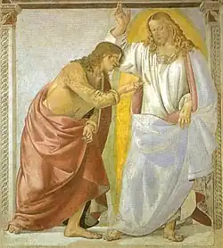 Incrédulité de saint Thomas, Basilique de Lorette.