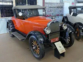 Un roadster Dodge 1928