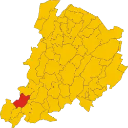 Localisation de Gaggio Montano