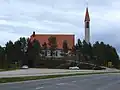 L'église côté ouest.