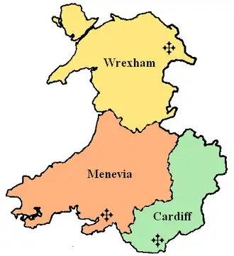 Ancienne province de Cardiff.