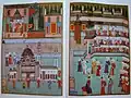 Parade des architectes avec un modèle réduit de la Mosquée Süleymaniye.