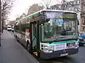 Bus Citelis sur la ligne PC1 au terminus Porte de Champerret