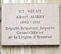Plaque au no&nbsp;37.