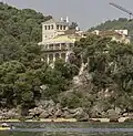 Le palais en rénovation en 2020.