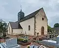 Vue depuis l'ouest.