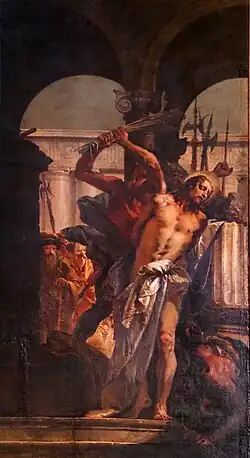La Flagellation et le Couronnement d’épines par Giambattista Tiepolo, 1737-1738.