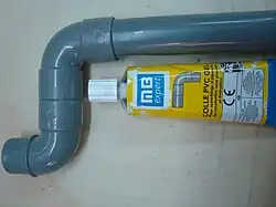 joint colle à PVC