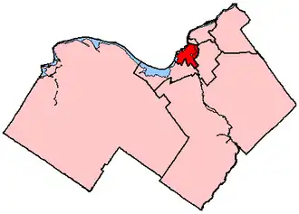 Carte de la circonscription