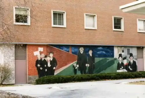 Mosaïque de Ben Shahn à l'université de Syracuse.