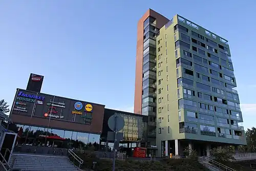 Le centre commercial de Martinlaakso.