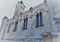 côté nord de l'église de Chaponost