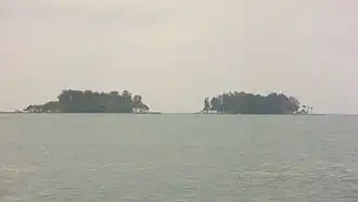 Vue des îles