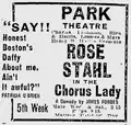 Publicité, 1908.