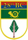Insigne du 28º Batalhão de Caçadores.
