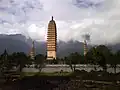 Les Trois Pagodes du temple Chong Sheng